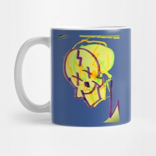 Mad Scientist Skull Mug